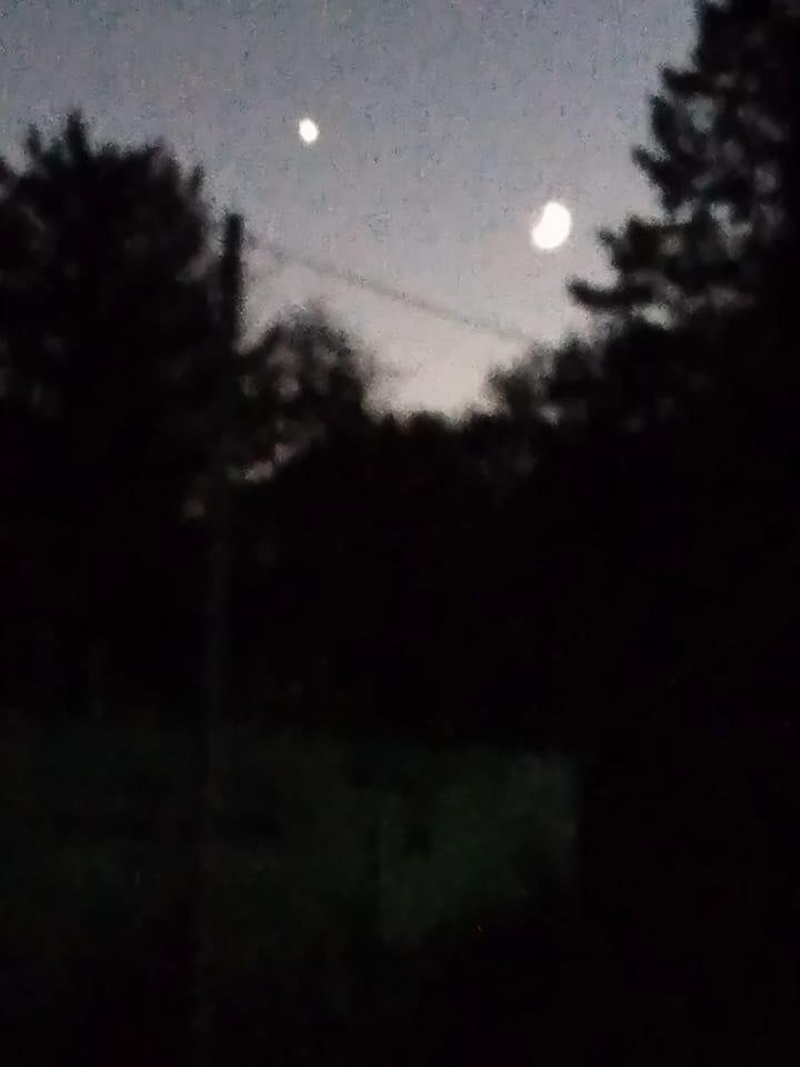 Tried to shoot the new moon and star