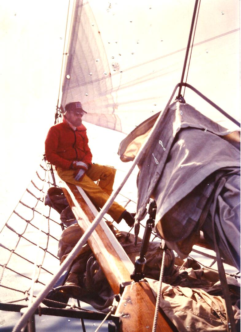 Relive Capt Eddy's Schooner Fleet when 50 of us went to Long Beach to crew on 3 Schooners for the L.A. to Ensenada Yacht Race. The attached pic was me on the bow sprit on the Diosa Del Mar Schooner