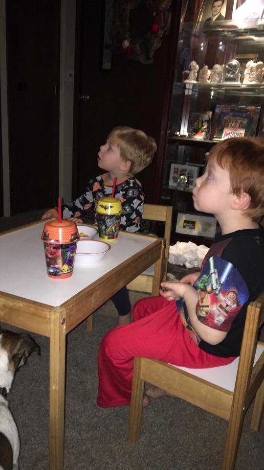 WATCHING THE CHIPMUNKS  WITH THESE 2