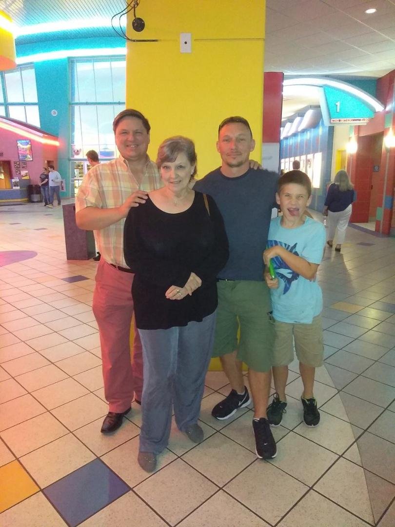 HAPPY MOTHER'S DAY, mother!
(Me, my mom, my brother, and my nephew - Merritt Island FL 5-12-17)