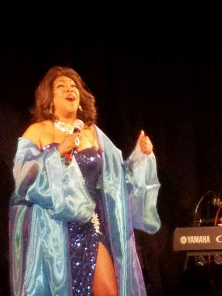 Surprise entertainment courtesy of Bruce Zoldan. Mary Wilson of the Supremes.