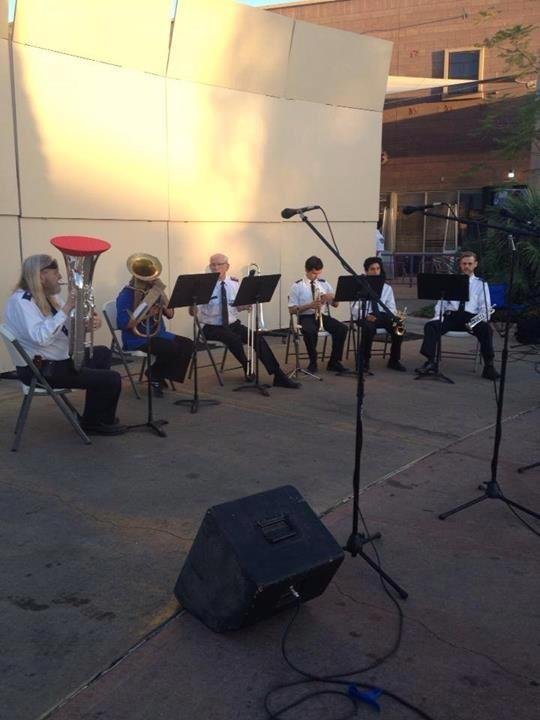 Check out the tuba!