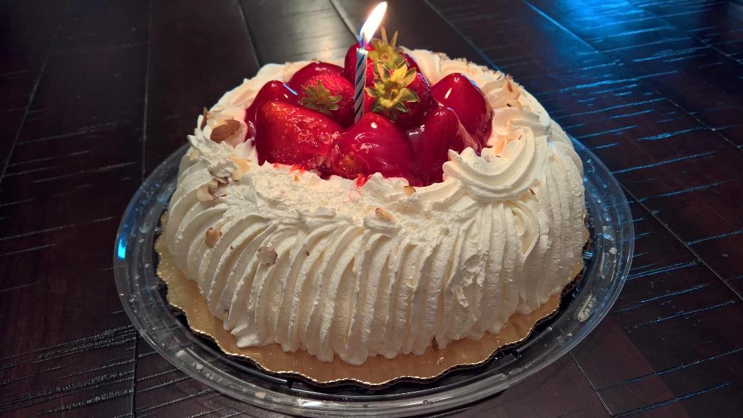 My Birthday cake yummy