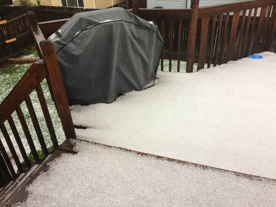 How about a mid May hail storm!