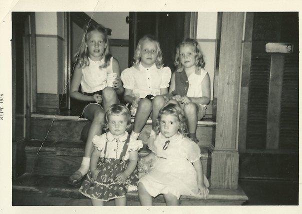 Matt's girls (bottom row: Cindy, Cheryl; Back Row: Anna, Mary, Fran)