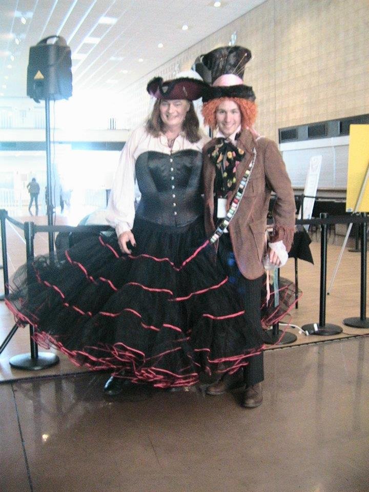 One of us is mad ;-)
The skirt and corset are on lone from Xcentricities Corsets