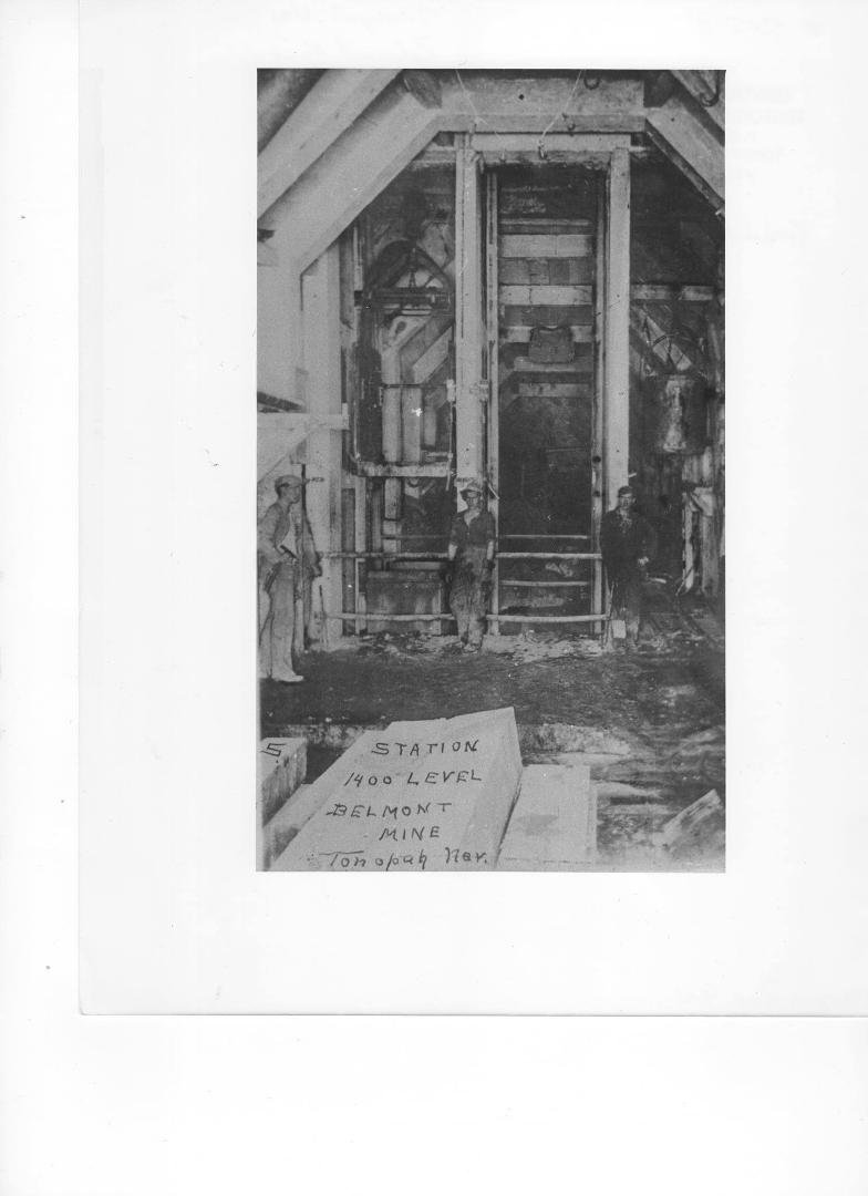 Central Nevada Museum Photo of the Belmont Mine
