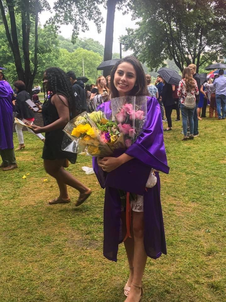 My granddaughter at Graduation