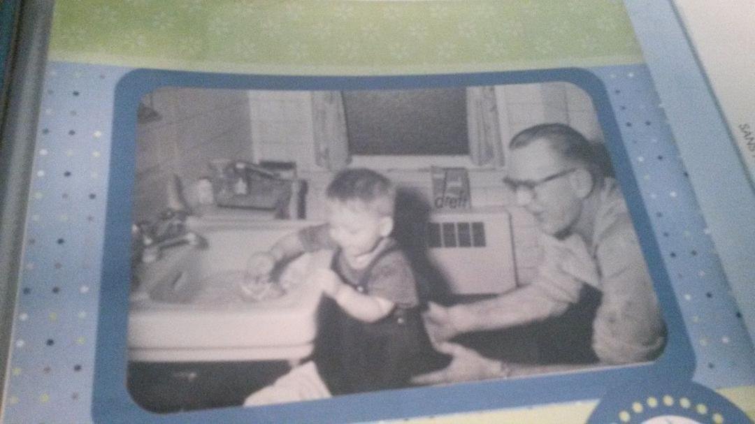 Pappap Joe Hays teaching me how to shave! !!