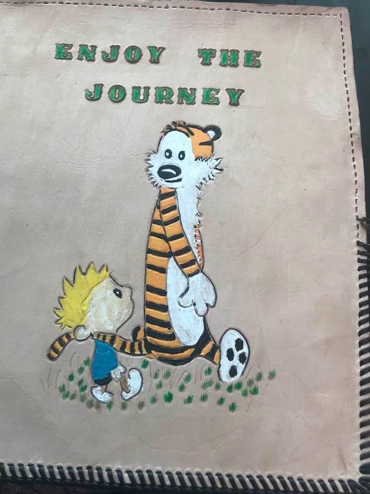 Anyone remember two of my “Old Buds” ?? Making a notebook cover