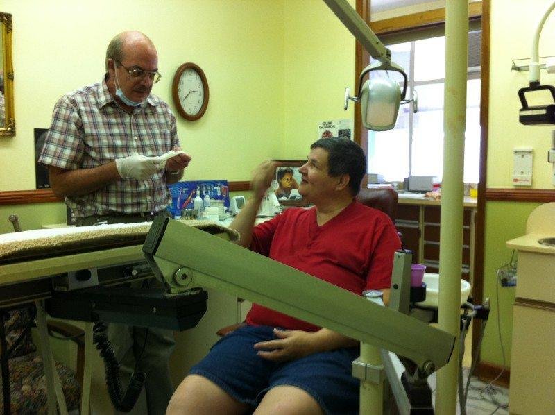 dental checkup before leaving S. Africa