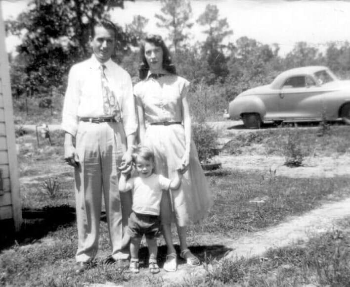 My Pops (and mom). '53, Red Chute, LA.  The couple of years I was an only child!  Happy Father's Day!