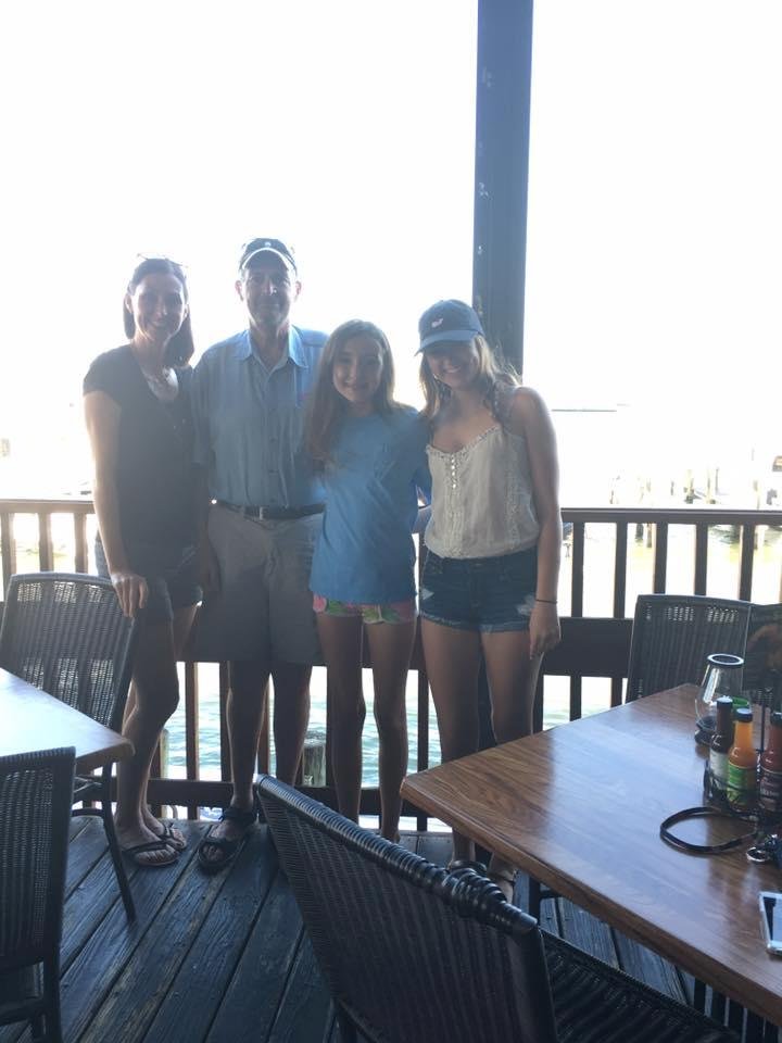 megan, granddaughter Claire, and her friend