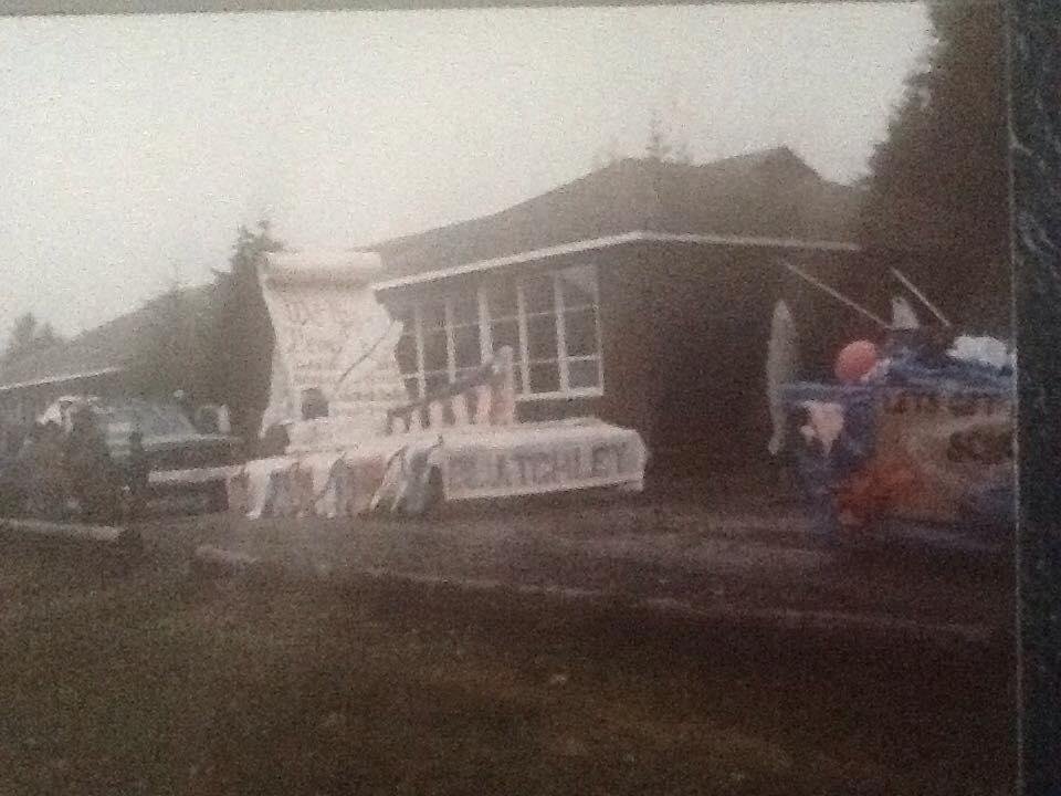 Blatchley remember all the Floats we made for Alaska Day? Sorry blurry again