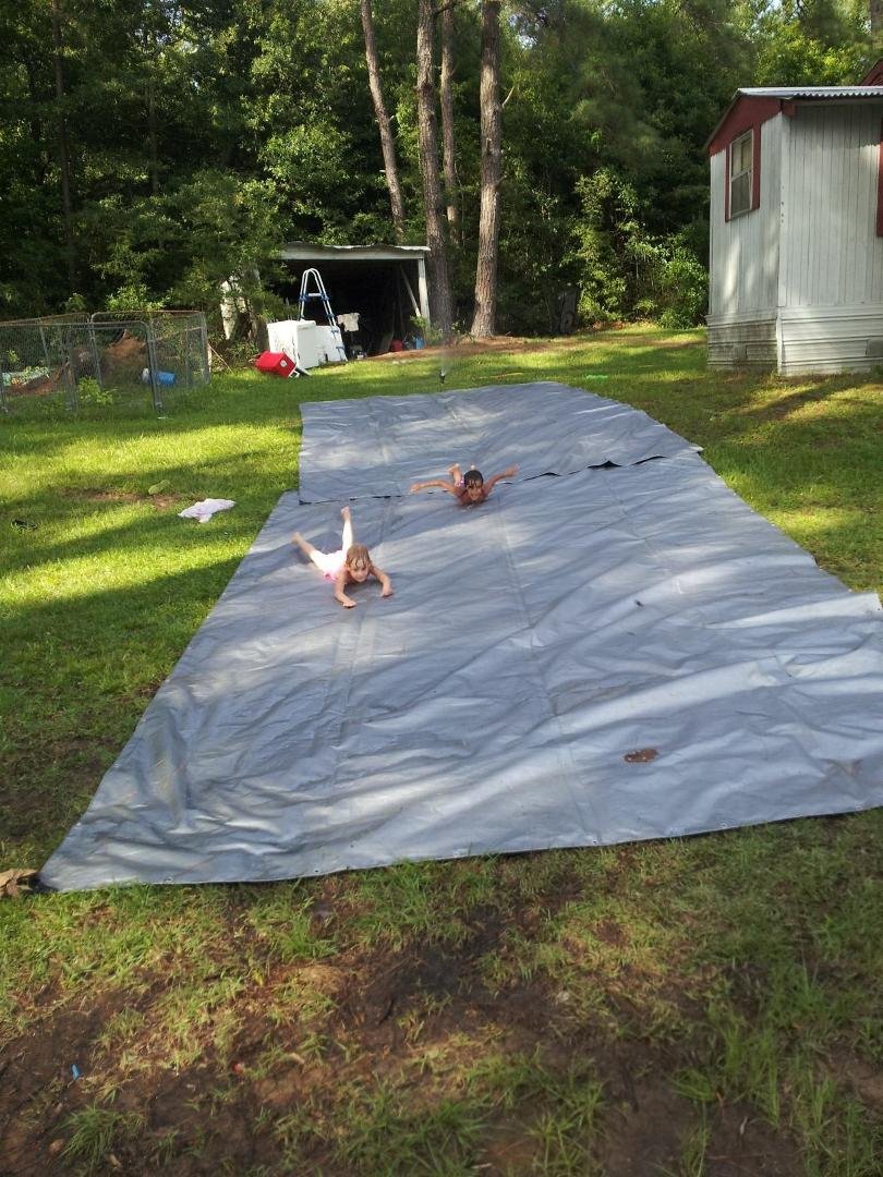 Hillbilly slip n slide