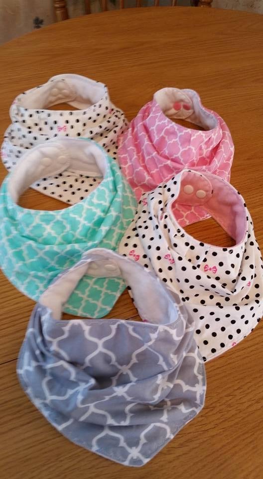 I just finished this order and the girl picked it up. Love these Bandana Bibs.
