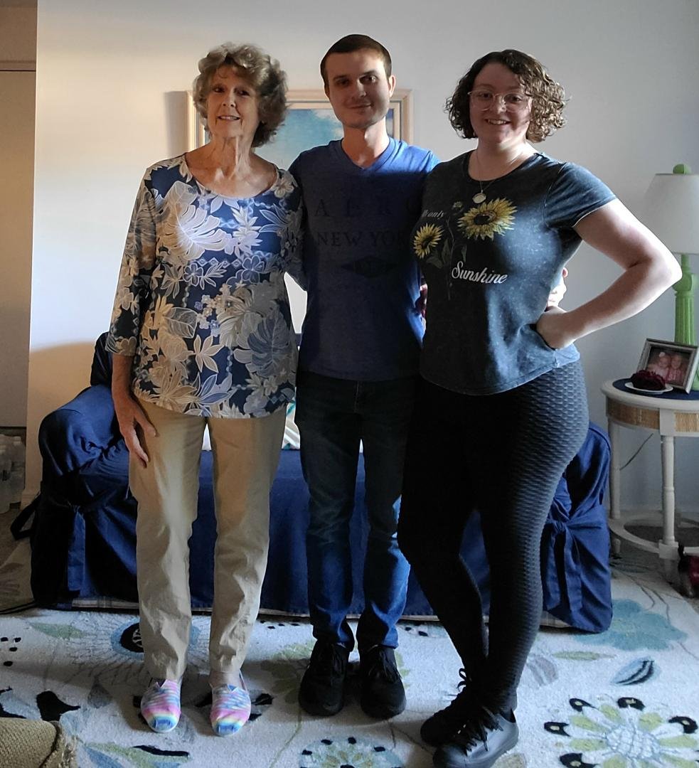 Easter 2021: Me, Sean, Sonia
