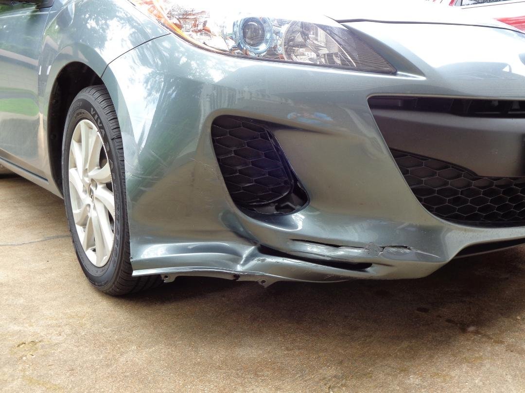 We were driving home Wednesday and there was a john boat seat in the road that we did not see until we got right up on it! Swerved but not far enough to miss it. Blew the tire and dented up the front end. We are okay and