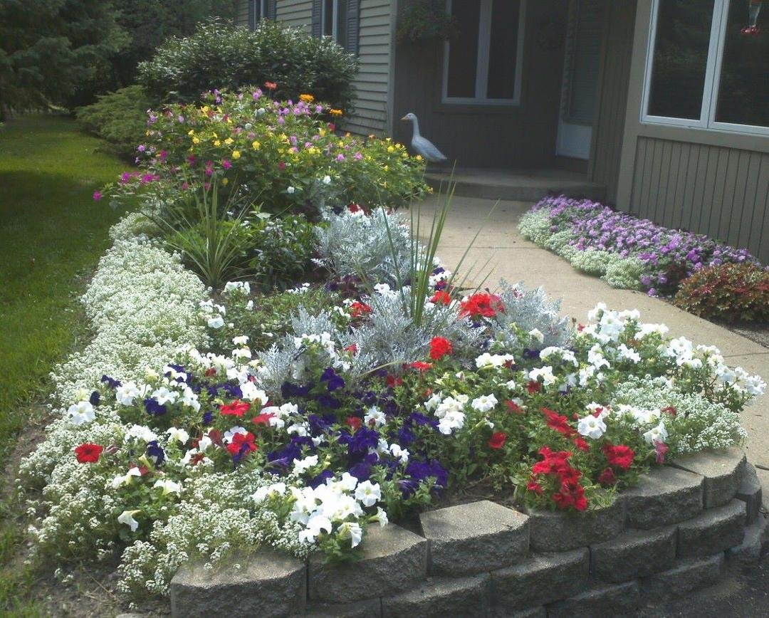 Our front walkway.