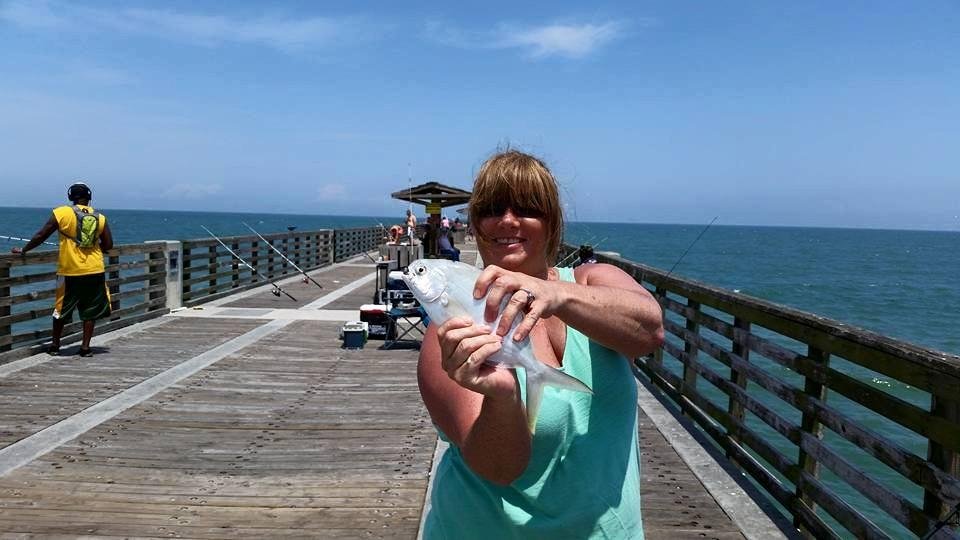 It's official I'm sucking at fishing and Colette is rocking it