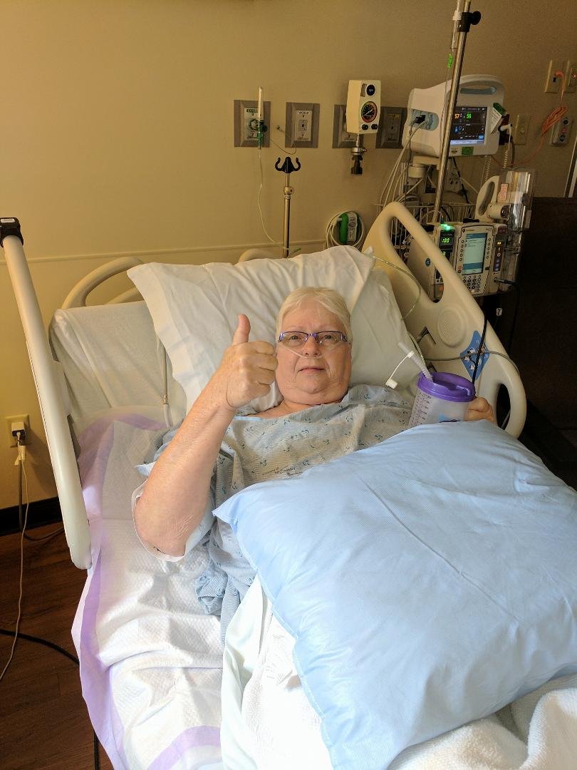 Thumbs up from Margie