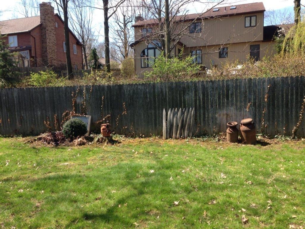 Finished yard work at new house