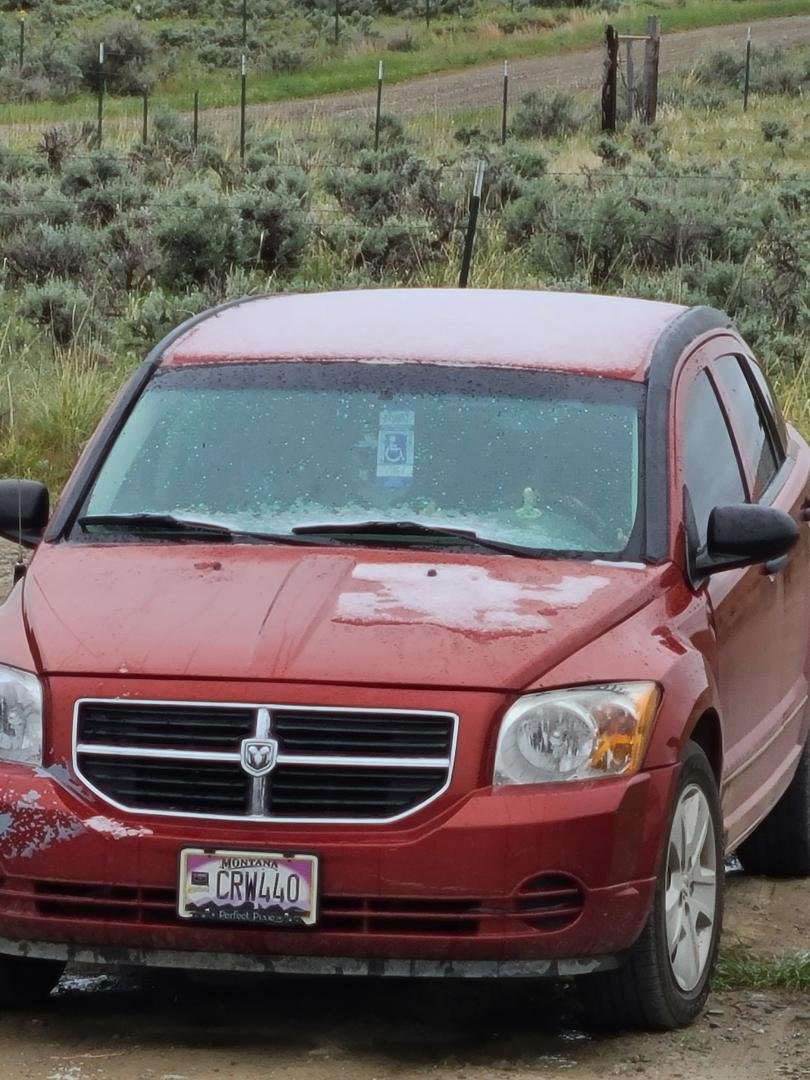 It snowed last night in Shepherd Montana not much.