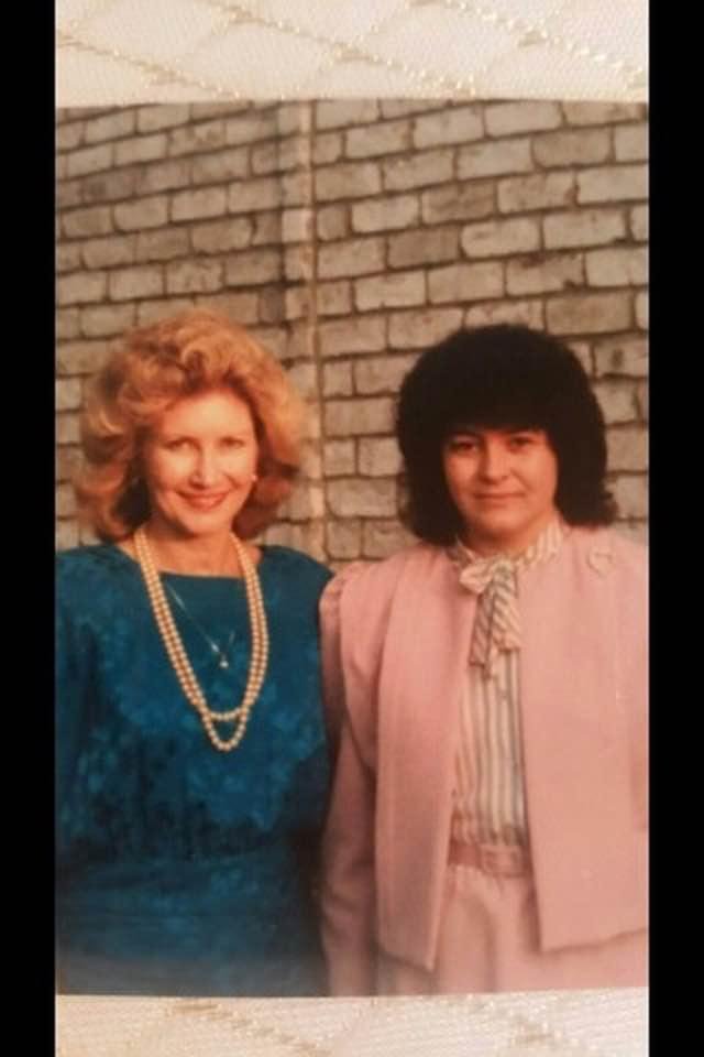My sister, Gloria and me. We have a brother, Jerry that passed in 2018.