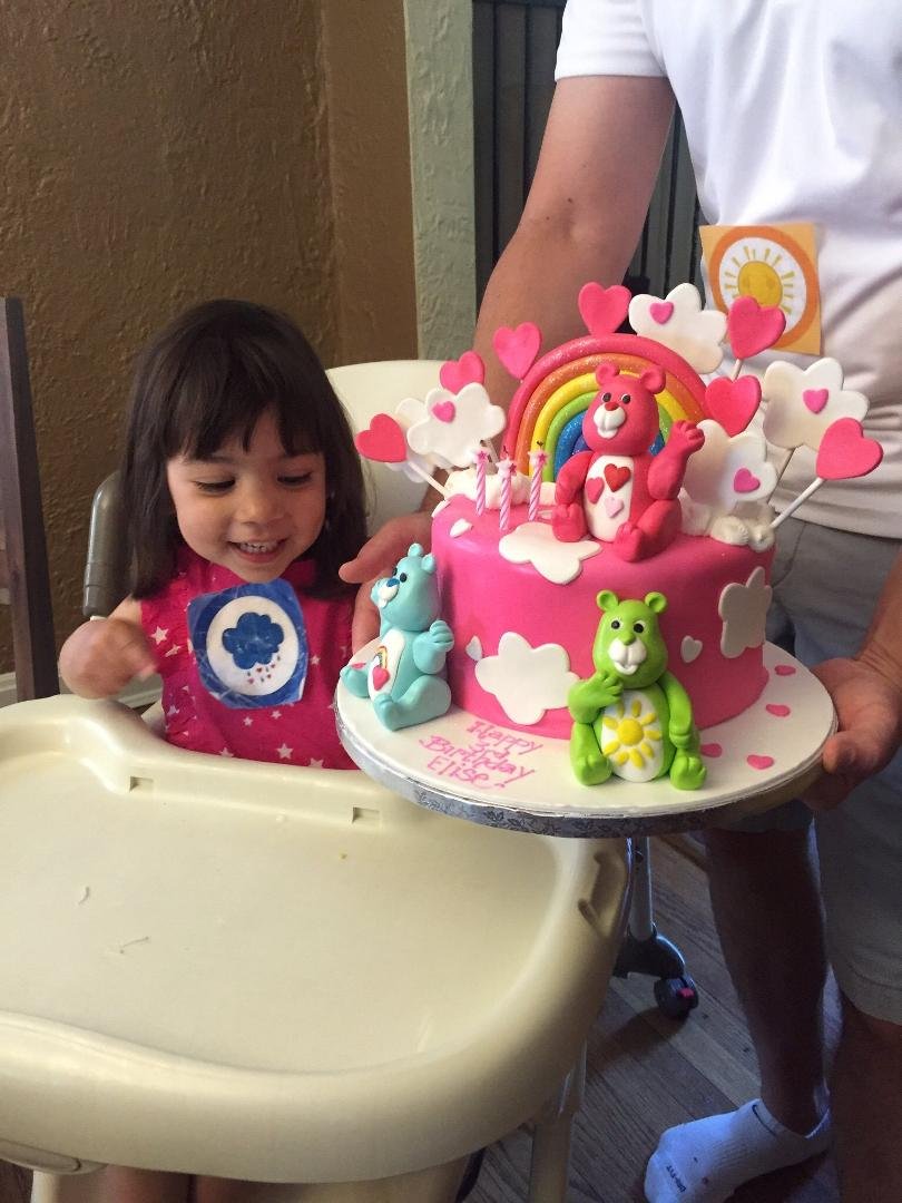 Happy 3rd Birthday
Care Bears cake