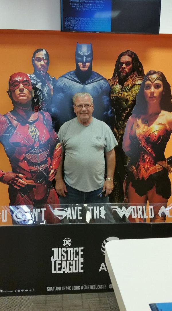 Dad with his Super Heros