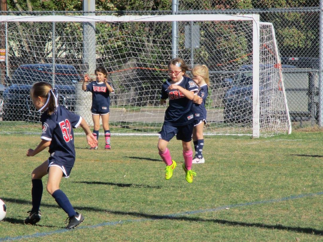 Emily at Soccer March 25th