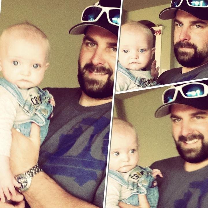 My youngest........Nick and his son Waylon