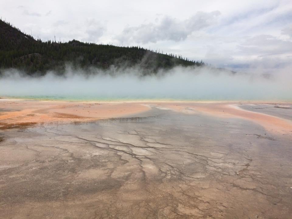 Other-worldly at Grand Prismatic Spring with Bill Gartley