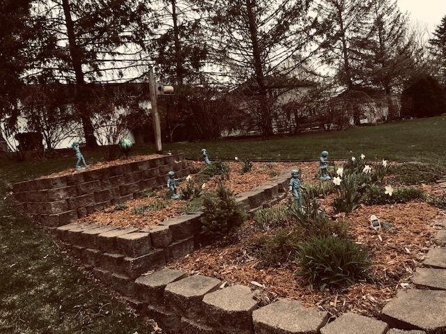 Jeri loves to work on her garden in our backyard! Enjoy her handiwork!
