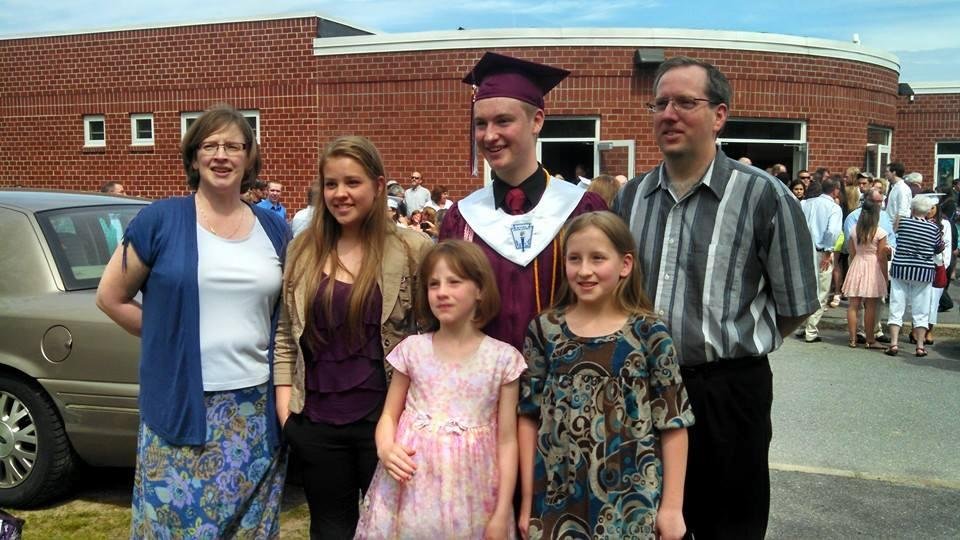 Enjoyed being at Sheldon's graduation in Maine