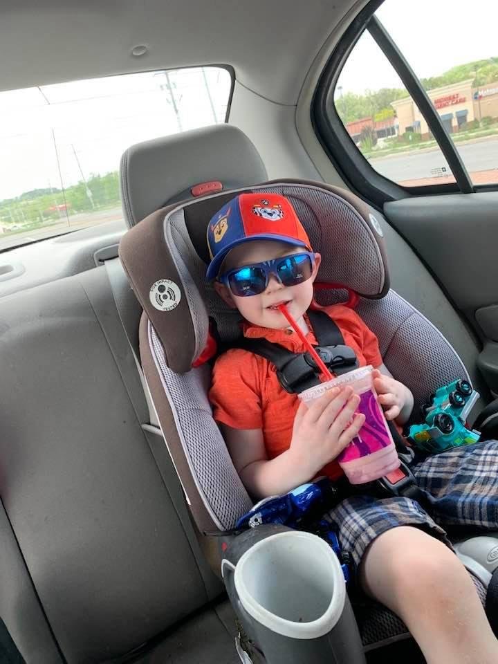 A nana boy right here!!! Used his nana money to buy his new digs🥰