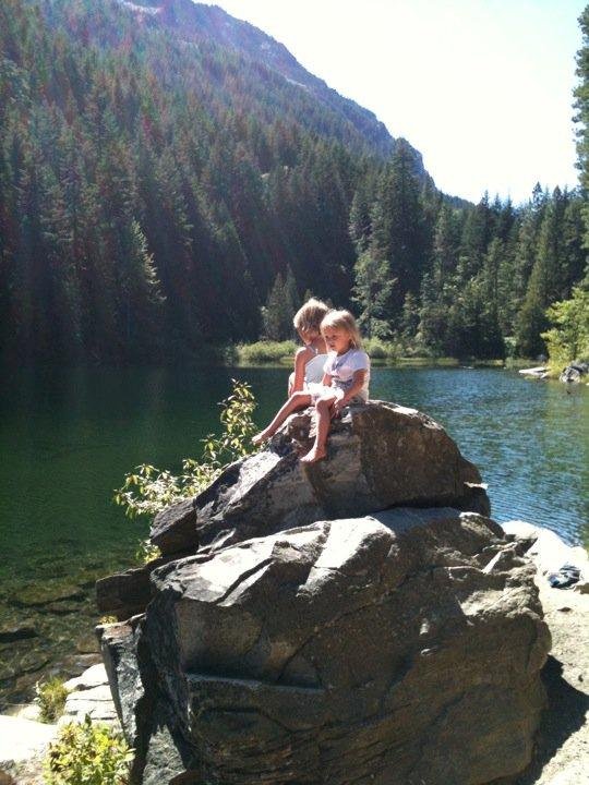 Up at Hidden Lake.
