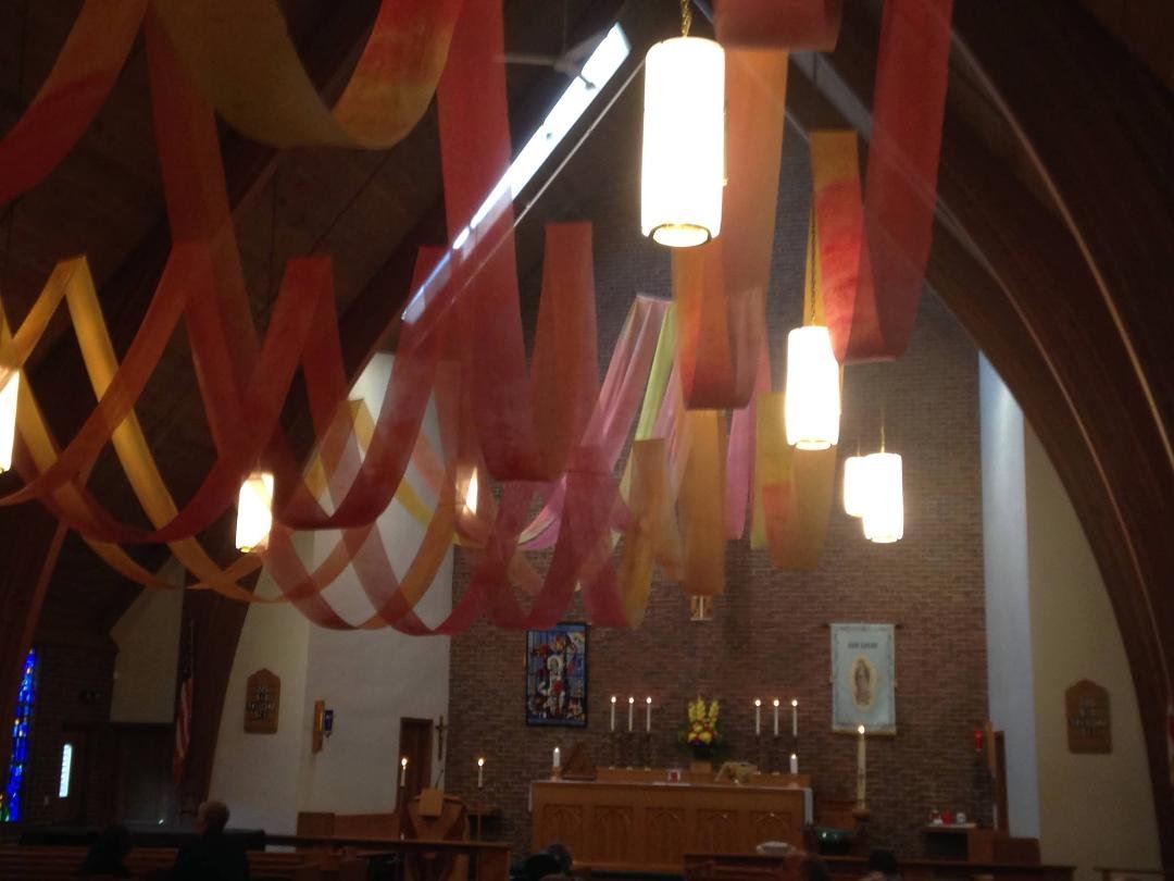 Wow neat way to celebrate Pentecost