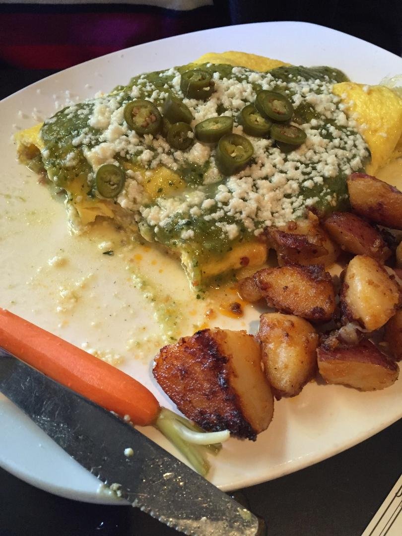 At brunch with the wifey!