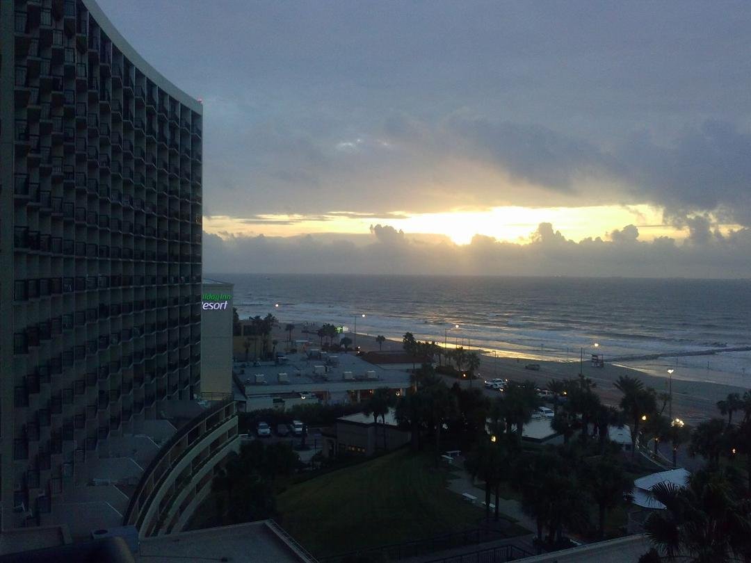 Sunrise from the Galveston San Luis