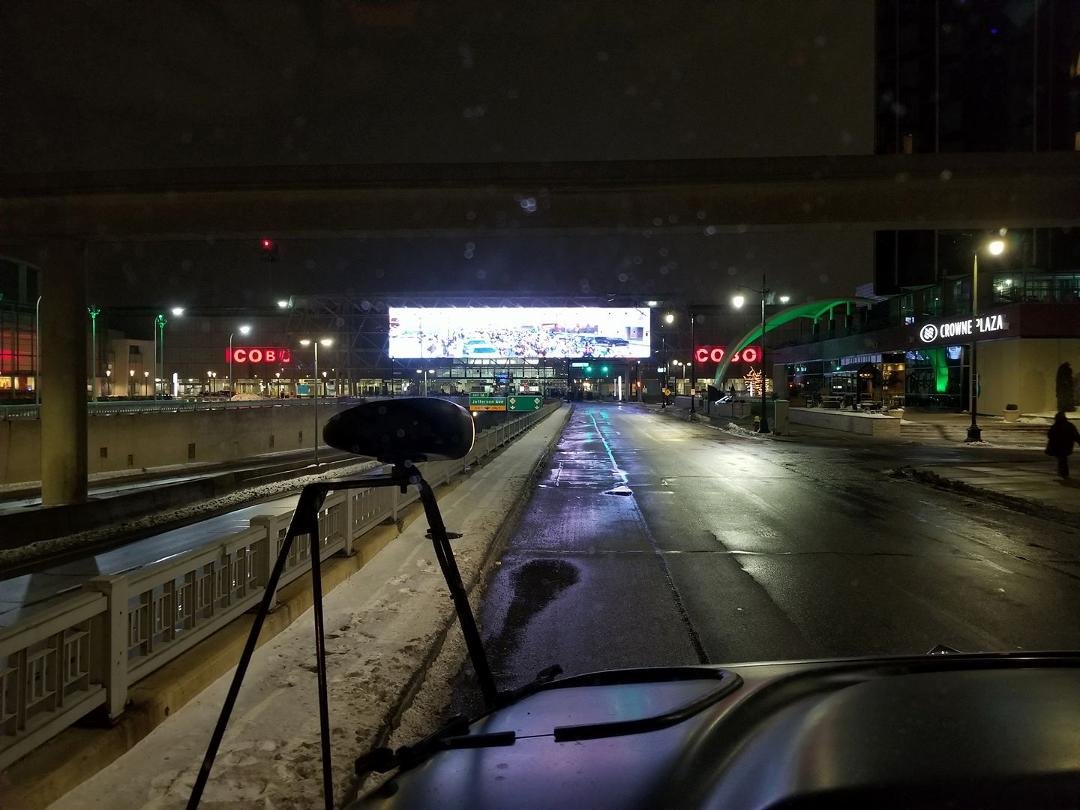 Night time in the Big Detroit
