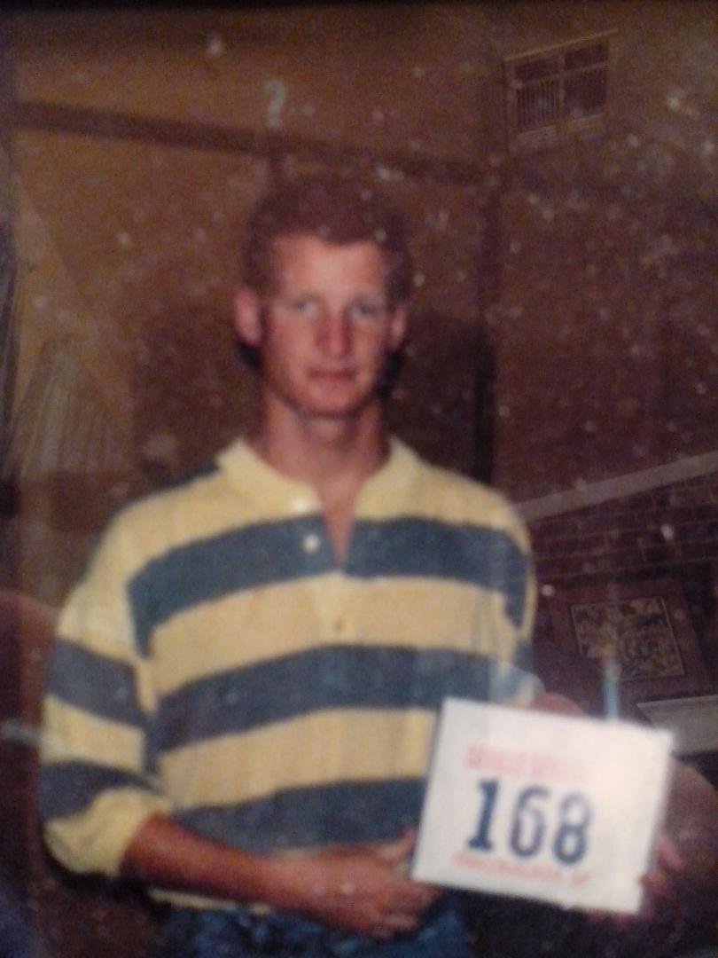 Me at 21. I had just finished a 5 K run in Pensacola, FL while I was in the Navy.