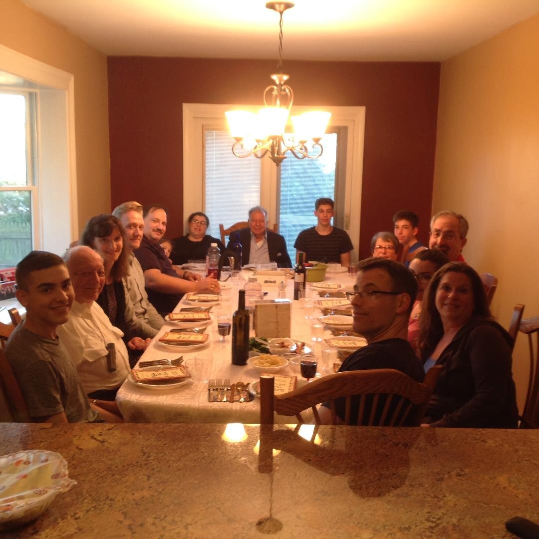 Passover at the Starks. Wonderful Seder, delicious food, terrific time. Thank you to Dawn & Ric for being such wonderful hosts!
