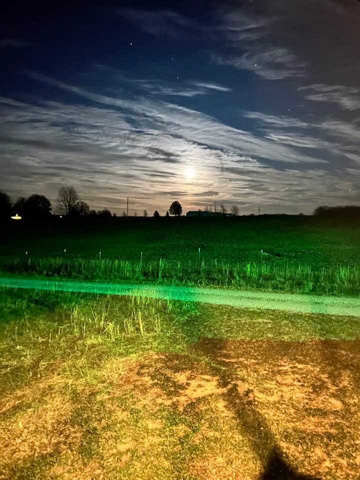 Off my porch tonight.