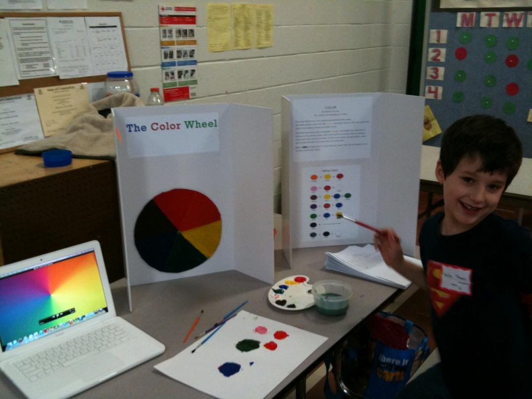 Weston's Project at his School Science Fair!!
