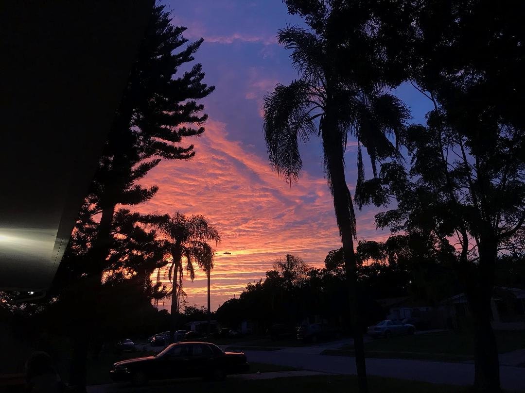 Beautiful sunrise.