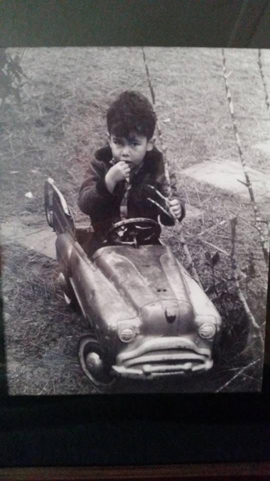 My 1st car,  1956 Chevy wagon, pedal powered.