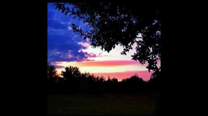Beautiful patriotic sun set 🇺🇸