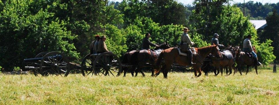 2nd Virginia Cavalry's horse drawn cannon