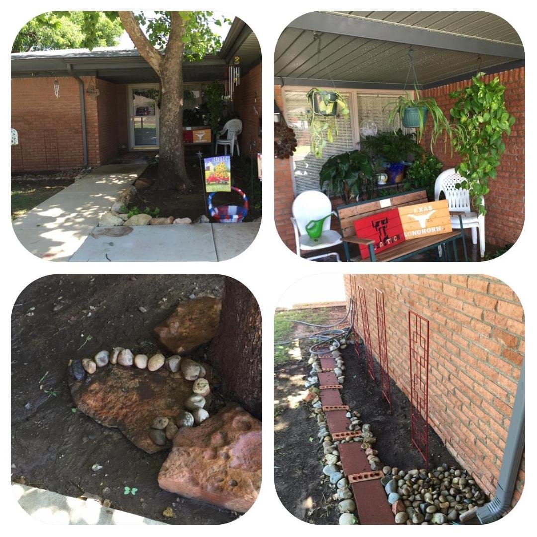 Playing in the dirt works great for me as long as there is no flowers or pollen invoked! I guess that is why God made me a ROCK lover! HE is my ROCK, my Fortress, my Mediator, and my Saviour!!